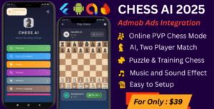 Chess AI 2025 – Multiplayer｜Solo AI Mode｜100+ Puzzles｜Training｜Music｜24+Board Themes |37+ Piece Them